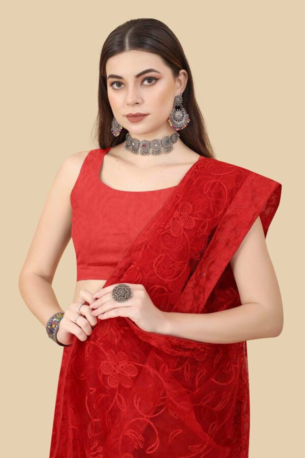 Red Silk Saree