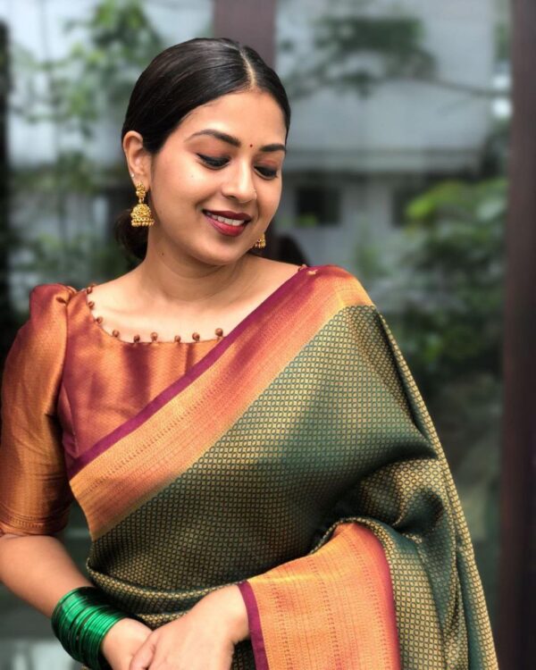 Traditional Silk Green Saree