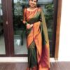 Traditional Silk Green Saree