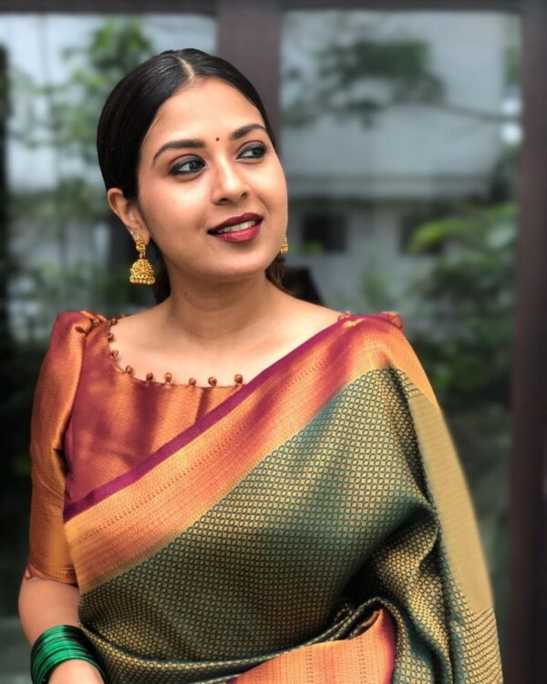 Traditional Silk Green Saree