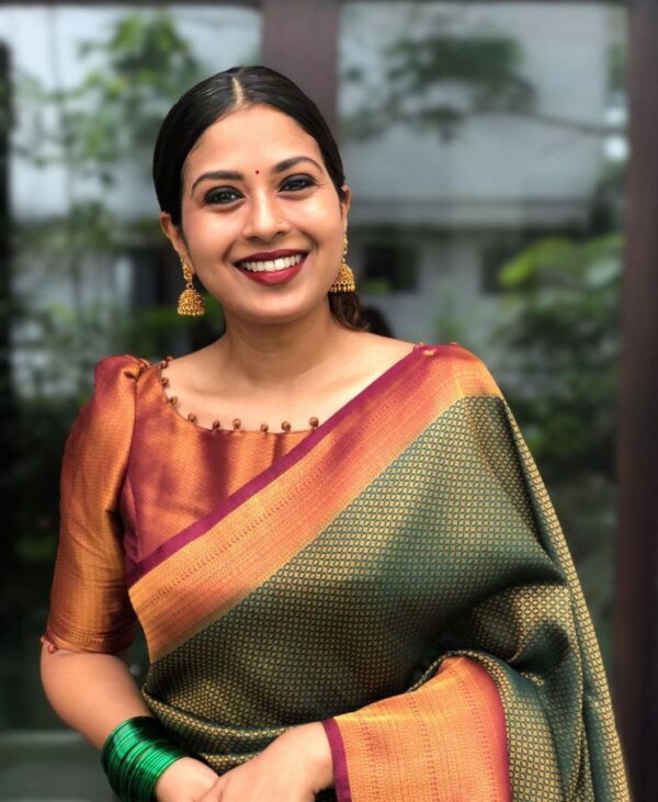 Traditional Silk Green Saree