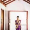 Traditional Wedding Purple Saree