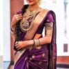 Traditional Wedding Purple Saree
