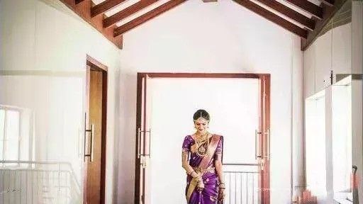 Traditional Wedding Purple Saree