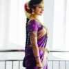 Traditional Wedding Purple Saree