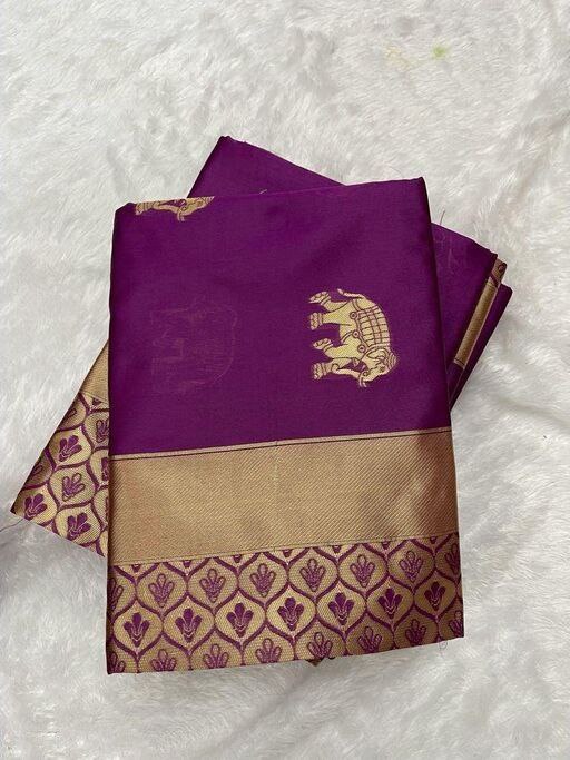 Traditional Wedding Purple Saree