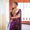 Traditional Wedding Purple Saree