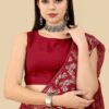 Maroon Fancy Saree