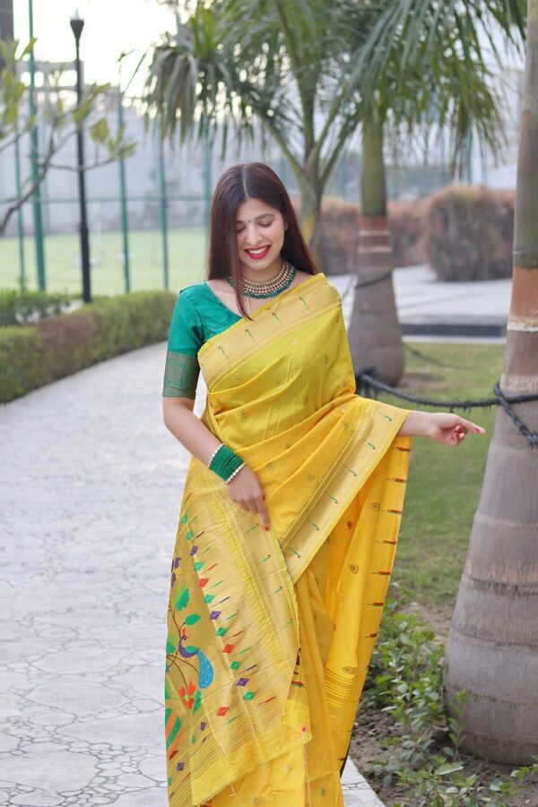 Yellow Saree