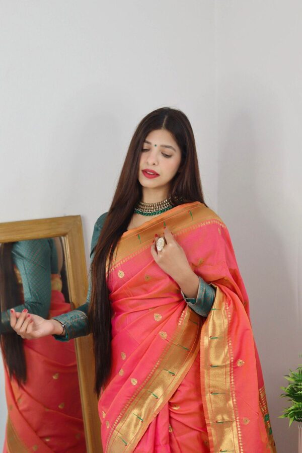 Pink Saree