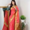 Designer Pink Wedding Saree