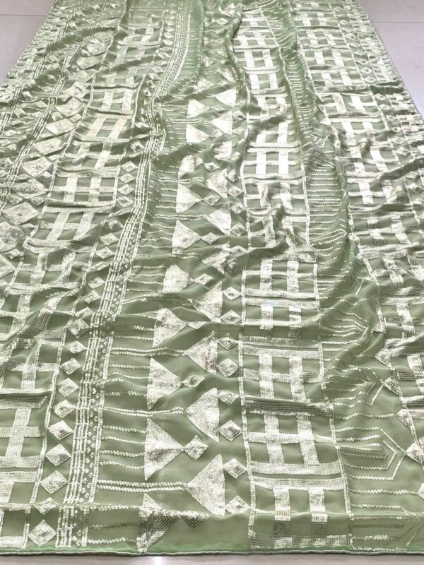 Pista Wedding Saree