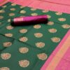 Traditional Banarasi Silk Green Saree