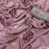 Wedding Georgette Sequence Pink Saree