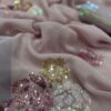 Wedding Georgette Sequence Pink Saree