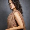 Sequence Stylish Brown sarees