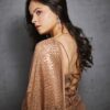 Sequence Stylish Brown sarees