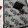 Black Saree with Fancy Sequence Work