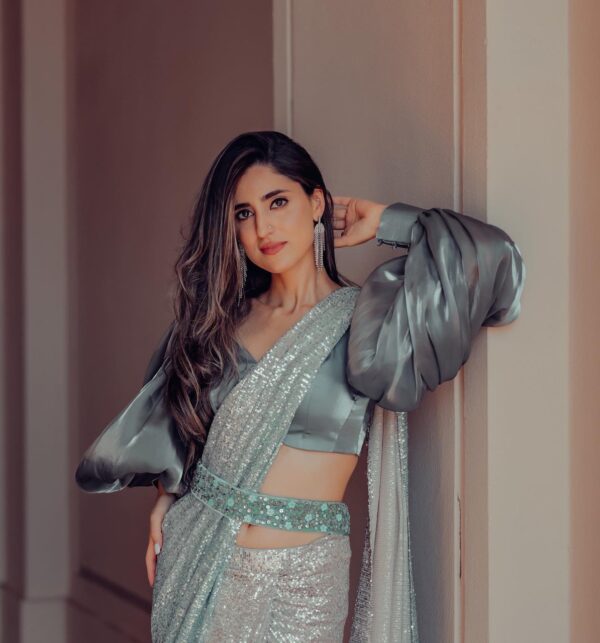 Grey Saree