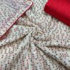 Sequence Embroider Work White Saree
