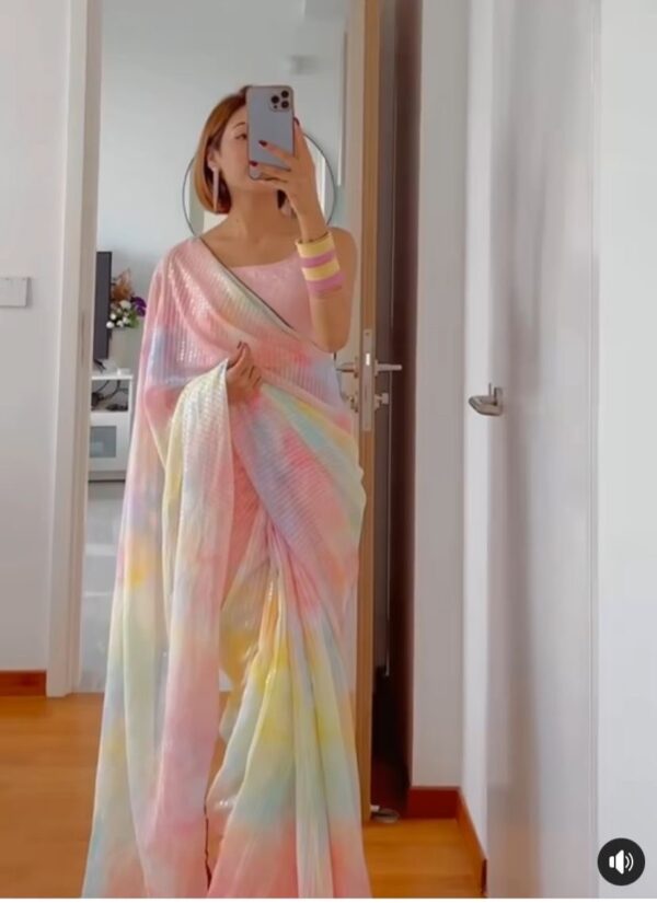 Multi Color Saree