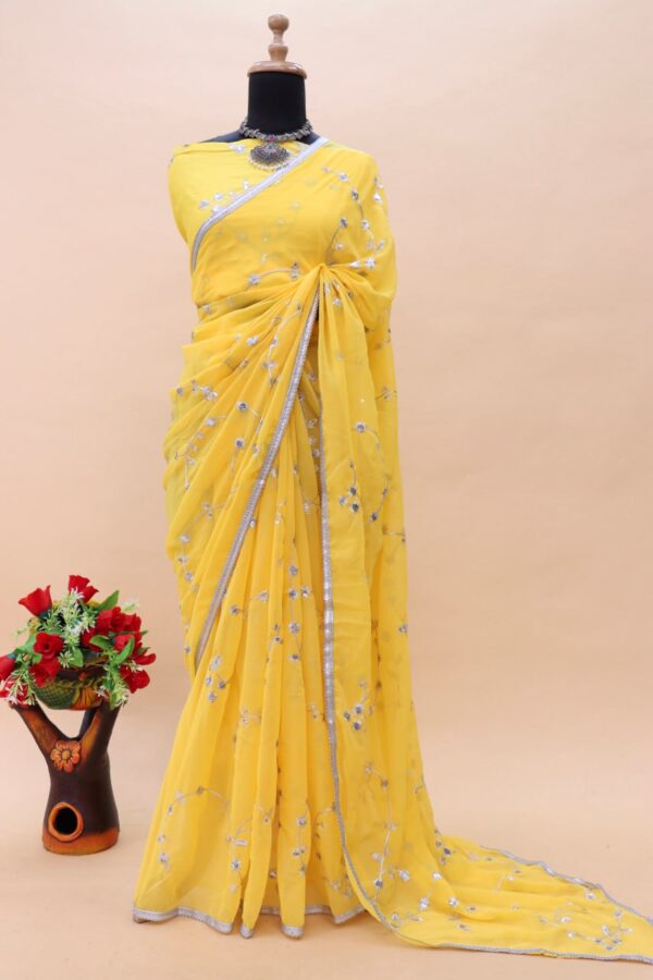 Yellow Wedding Saree