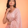 Pink Formal Stylish Saree