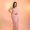 Pink Online Saree