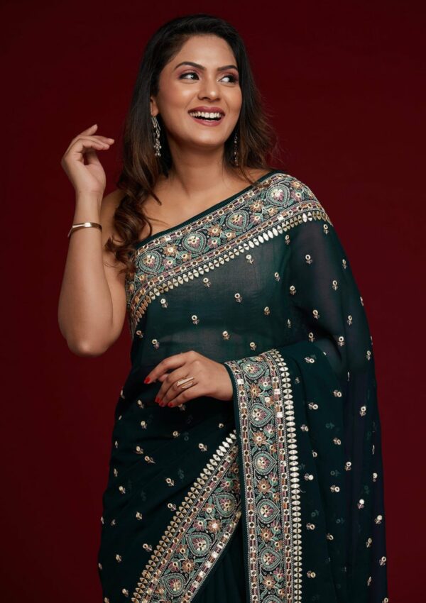 Embroidery Saree