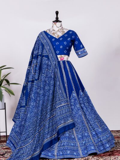 Silk Designer Printed Lehenga Choli