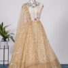 Sequence Work Cream Net Lehenga Choli