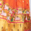 Orange Jacquard Silk Lehenga online
