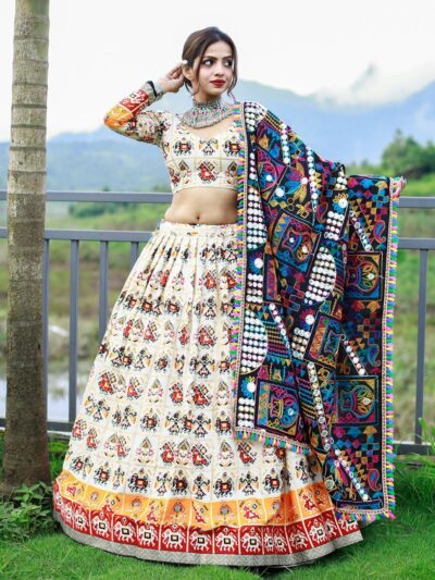 Patola Design Ghagra Choli for Women