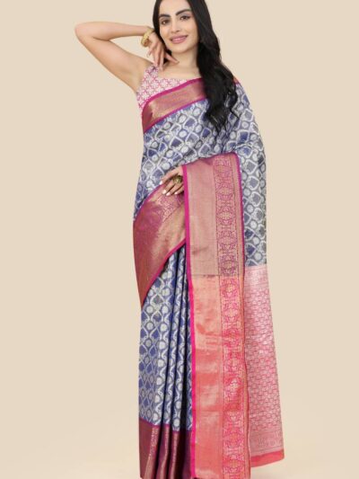 Buy Wine Colour Stylish Silk Luxury Saree