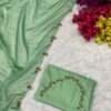 Wedding Silk Work Multi Color Saree