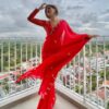 Red Saree