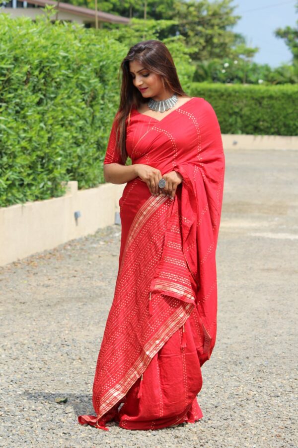 Red Saree