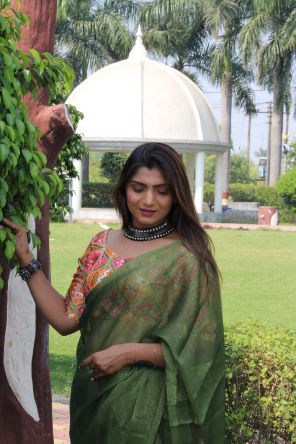 Green Saree