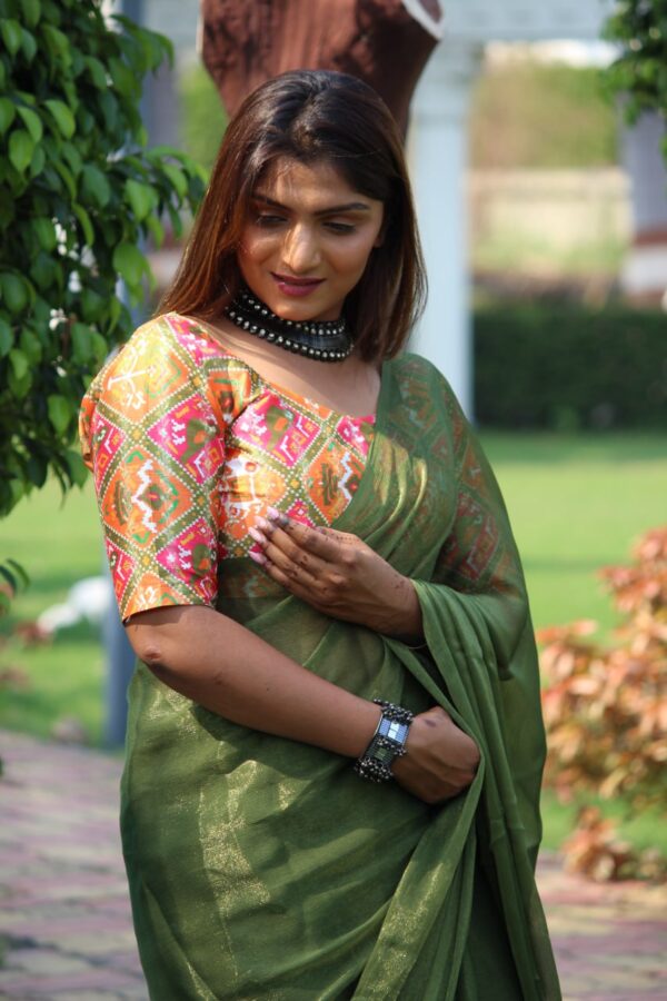 Green Saree