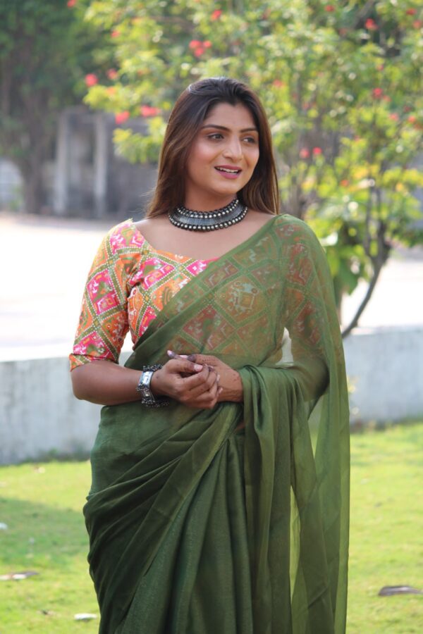 Green Saree