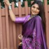 purple Saree