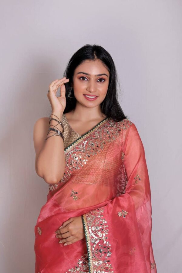 Pink Saree