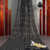 Fancy Party Sequence Black Saree