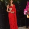 Bollywood Fancy Sequence Red Saree