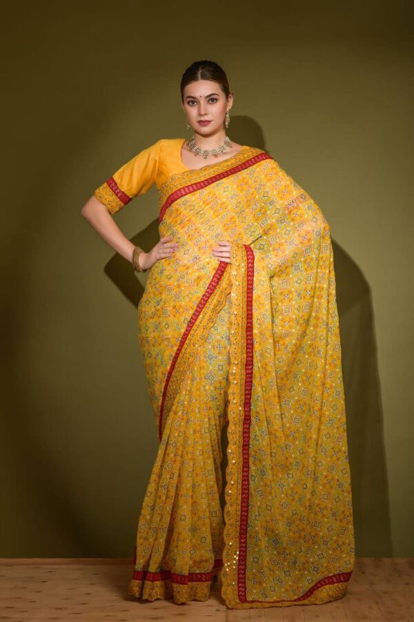 Yellow Saree