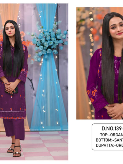 Buy Purple Pakistani Pant Pair