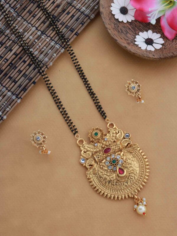 Kundan Pendant Mangalsutra