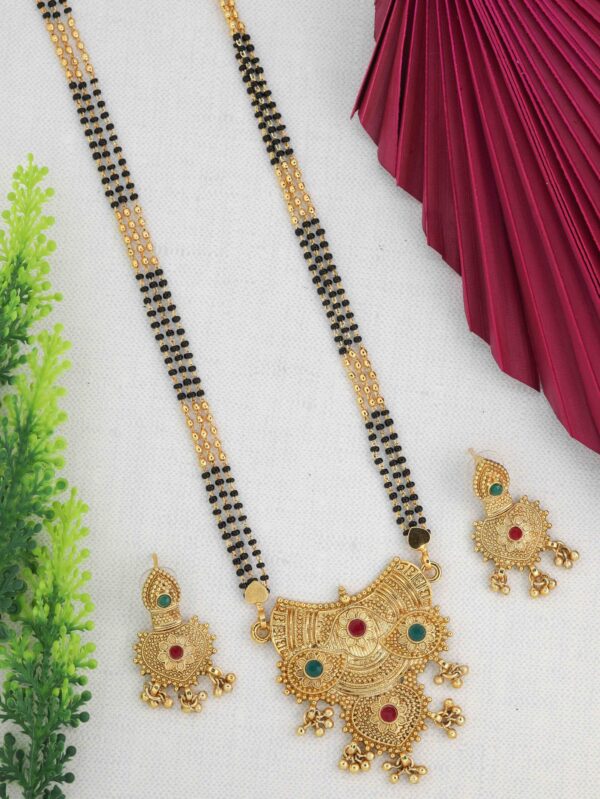 Mangalsutra with Black Beads