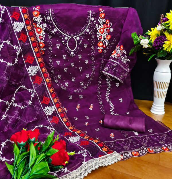 Purple Pakistani Pant Pair