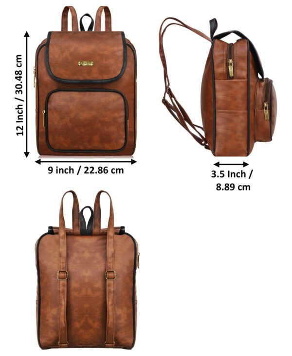 dimension of backpack in inch and cm